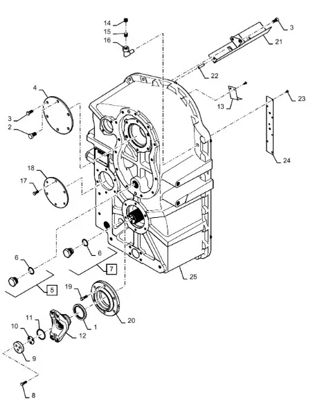 87350470 - фланец